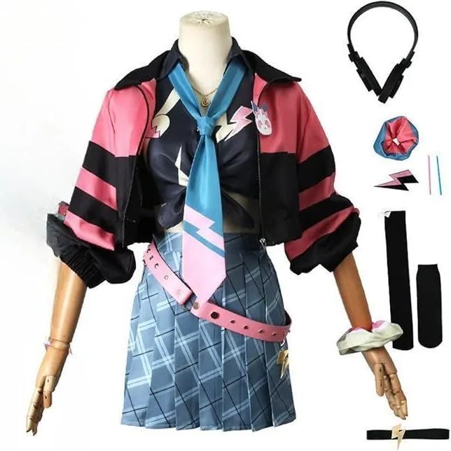 虎姫 コトカ コスプレ衣装 にじさんじ コスプレ服装 コスチュームセット ヘッドホン付き 可愛い ハロウィン 演出服 祭り 萌グッズ