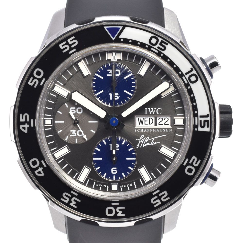 IWC IWC SCHAFFHAUSEN IW376706 アクアタイマー クロノグラフ クストー・ダイバーズ 自動巻き メンズ 美品 箱・保証書付き 腕時計 B#149541 244,890円