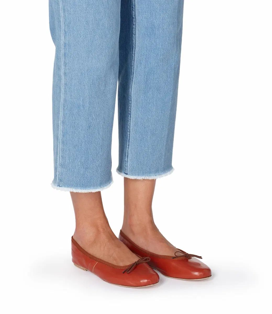 (新品) A.P.C. アー・ペー・セー ポルセリ フラットシューズ - ビブラム 補強