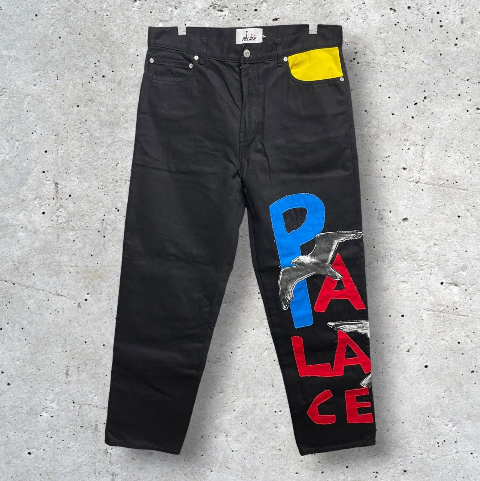 定価：35200円 PALACE x JCC+ P45 Denim Jean P28JCCT001 BLACK 32 パレスパレス×JCC デニムジーンズ ブラック