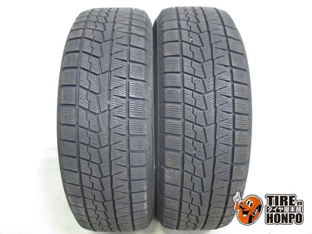 【中古 冬用】 215/60R16 95Q 2本セット ヨコハマ アイスガード IG70 スタッドレスタイヤ 中古タイヤ