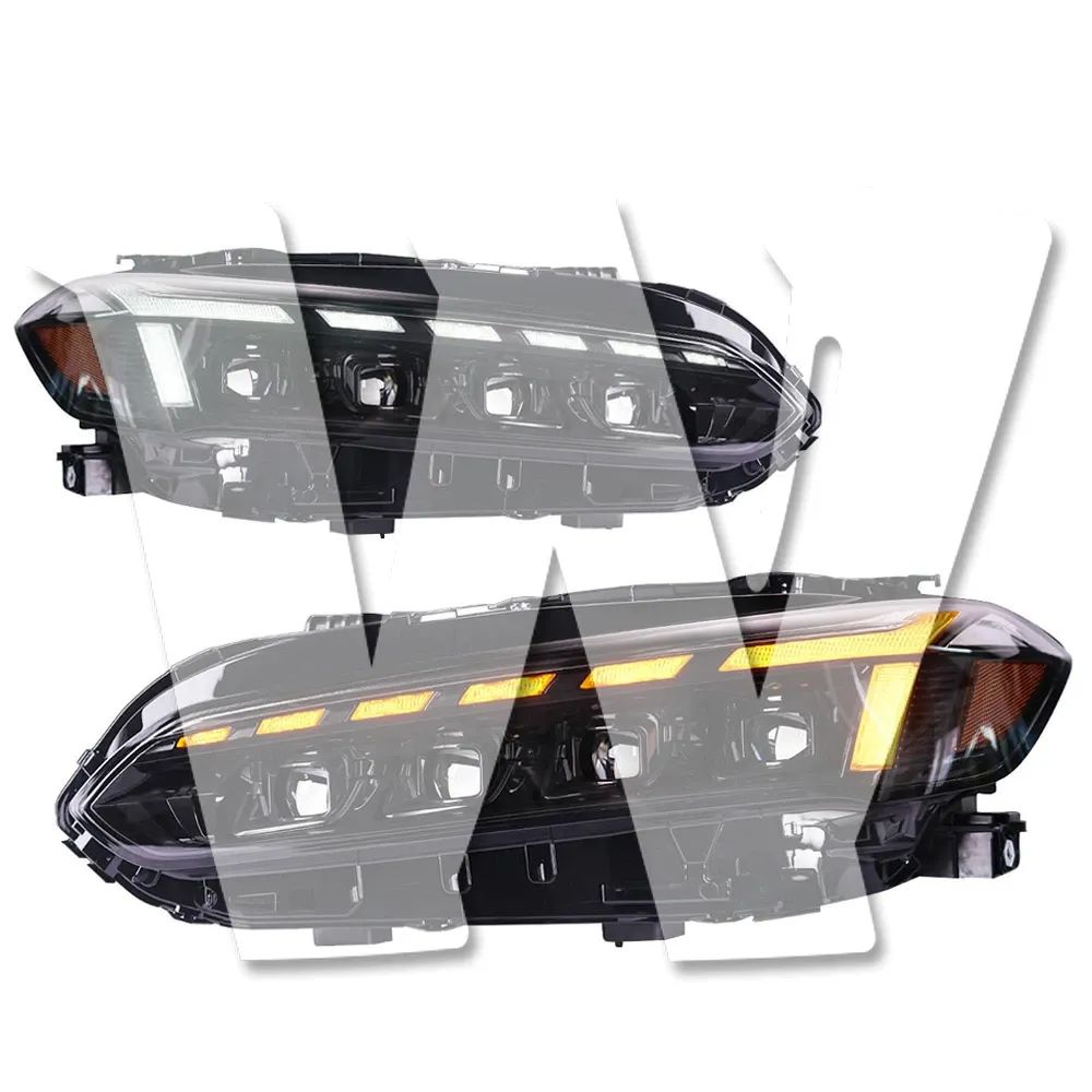 【DOT認証/日本仕様】ホンダ Civic 11th 専用 LEDヘッドライト ユニット 純正直接交換 シーケンシャルターンシグナル内蔵 スタートアップ演出付き 2022-2024 セダン/ハッチバック 車検考慮品 左右セット