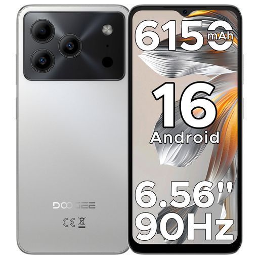 【最新Android 16・SIMフリースマホ】 Note56 Android16 SIMフリー スマホ 6.56インチ 90Hz IPS大画面 スマートフォン 6150mAh大容量バッテリー 8コアCPU 24GB+64GB+最大2TB拡張 8MP