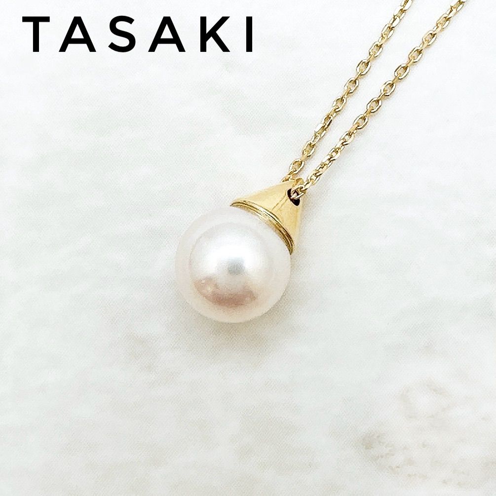 美品?TASAKI タサキ パール イエローゴールド ネックレス 約 38-42 cm U 58,080円