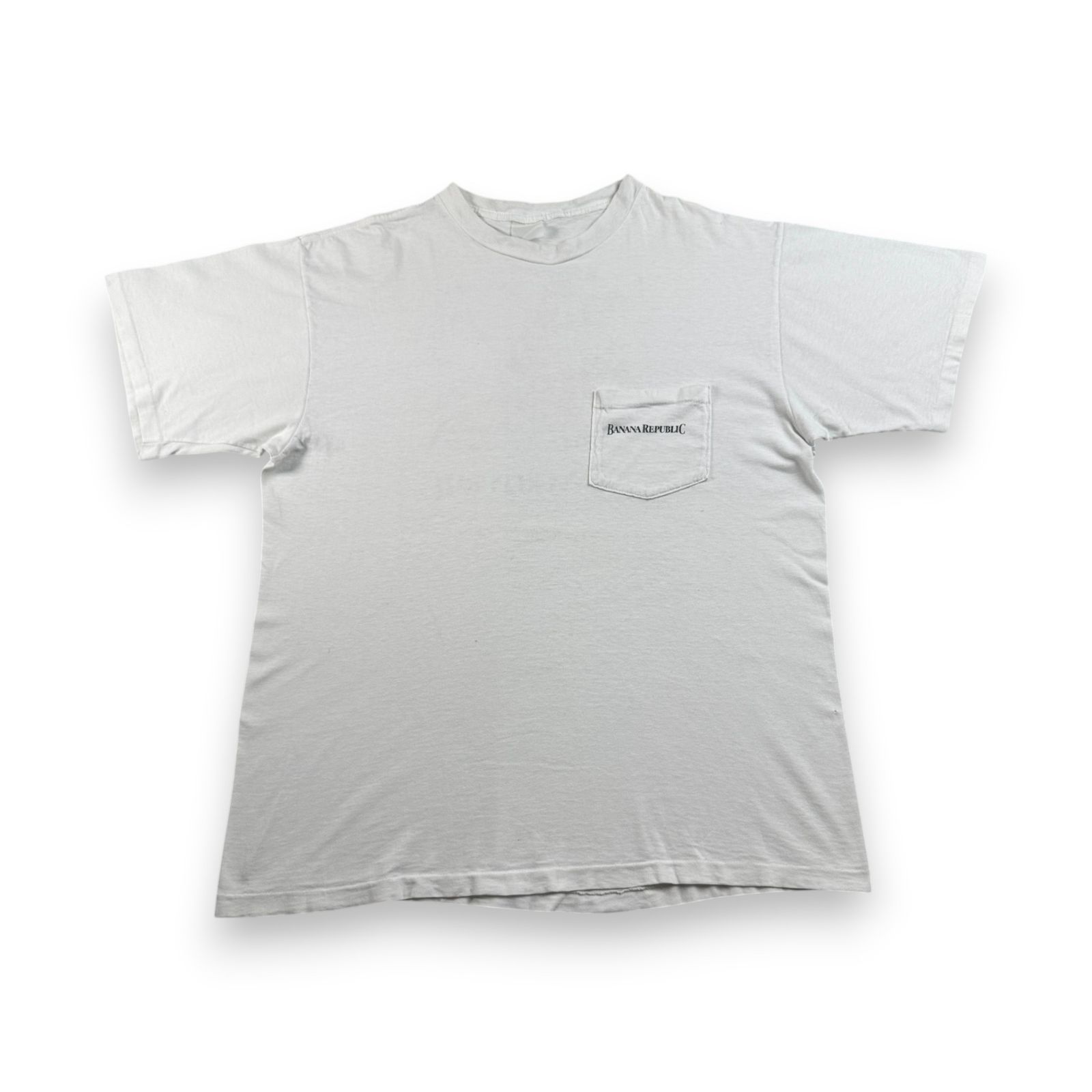 90s バナナリパブリック USA製 ビンテージ Tシャツ アートT 半袖 古着 y2k 大陸 Banana Republic 白 シングルステッチ br-x-2505-006 7,821円