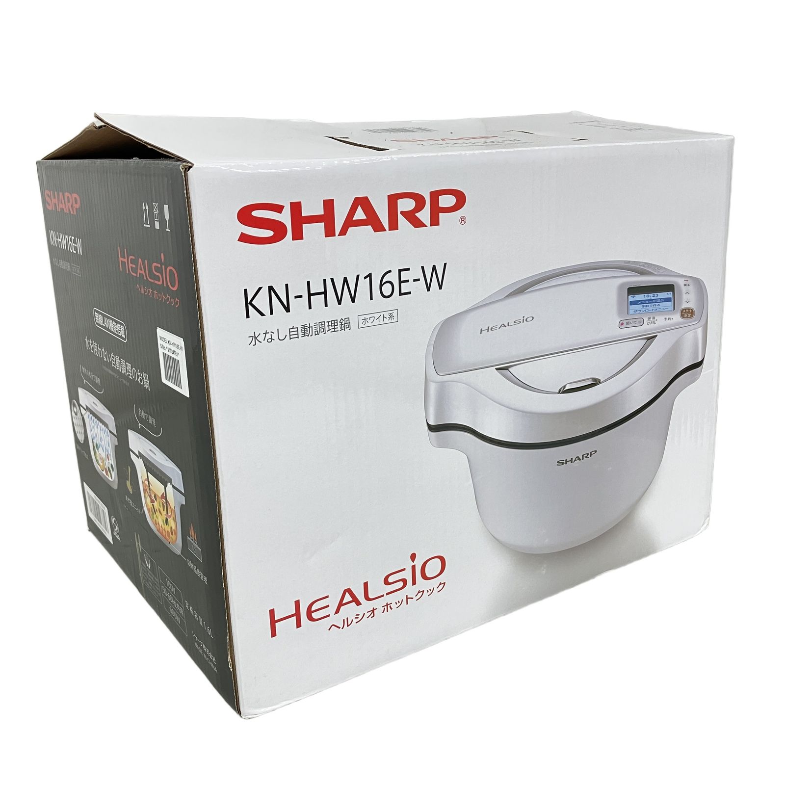 sharp HEALSIO KN-HW16E ルシオ ホットクック 自動調理鍋 シャープ 2021年製 開封未使用 K11515509