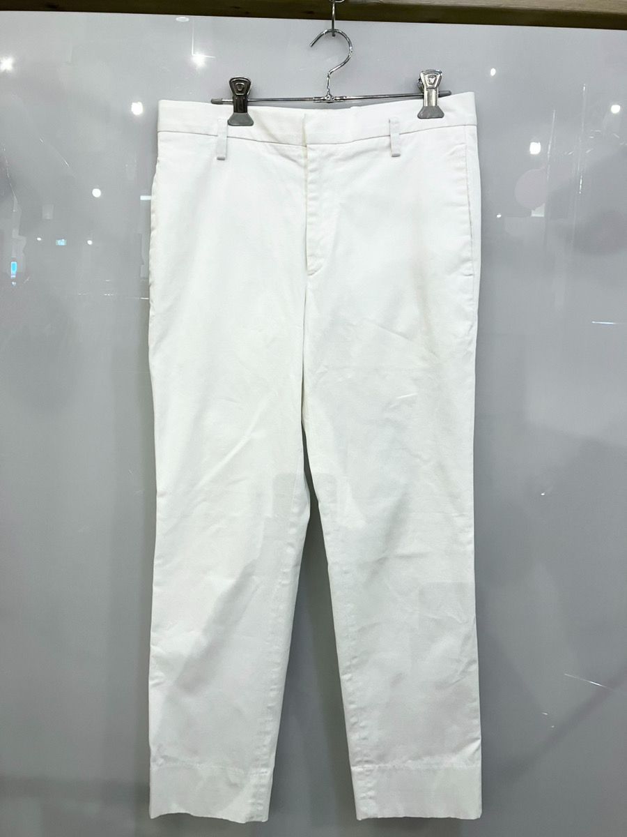 ジルサンダー JIL SANDER 2013 本人期 CREASELESS SLACKS クリーフレス スラックス STRAIGHT PANTS ストレート パンツ MF250802 C-233