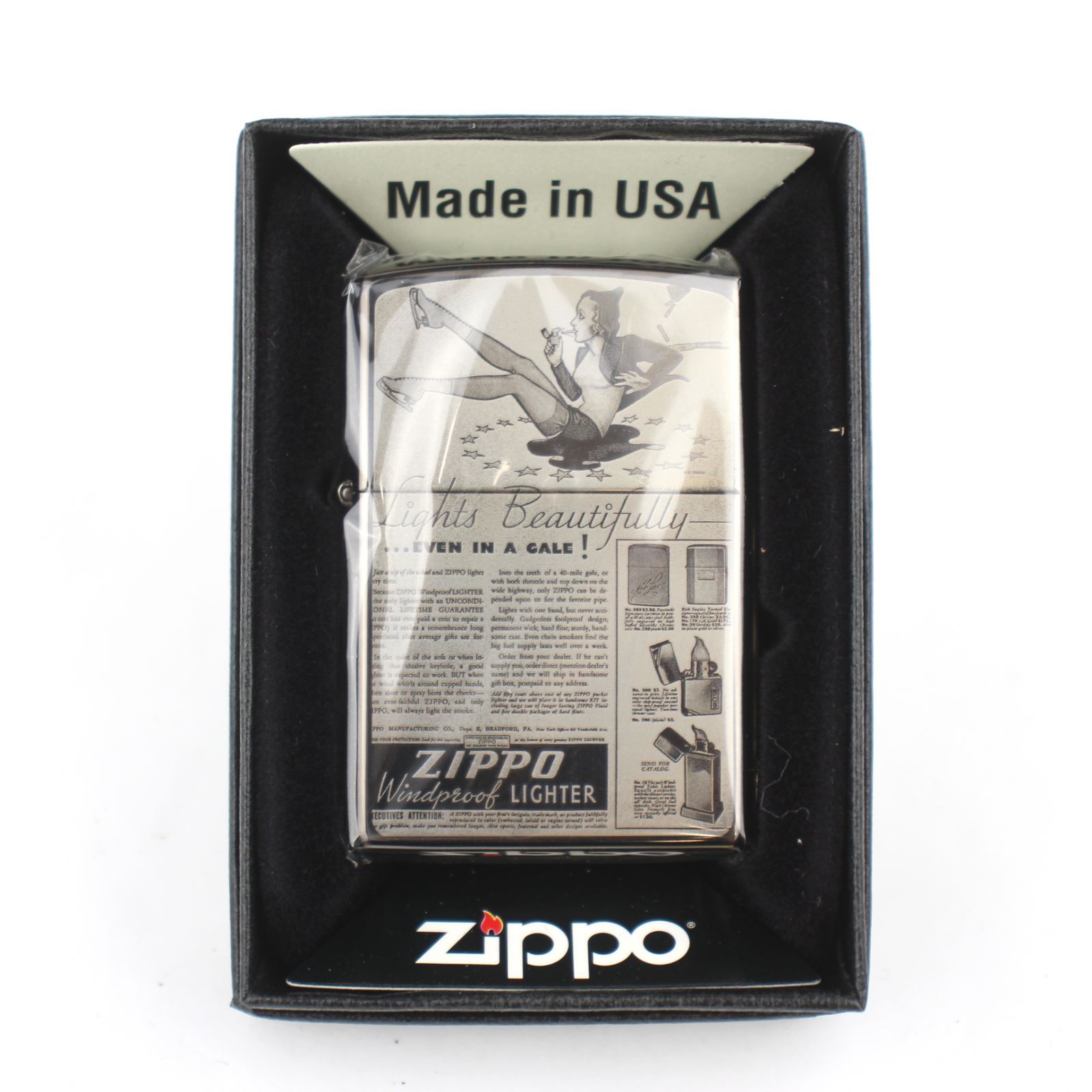 未使用品 【 オールド 】 ☆ZIPPO Windy 2007年 ポスターデザイン