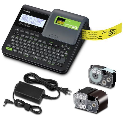 カシオ ラベルライター ネームランドBIZ ハイエンドモデル KL-V460 テープ付セット KL-SY4 (3.5mm-46mm幅) 20,275円
