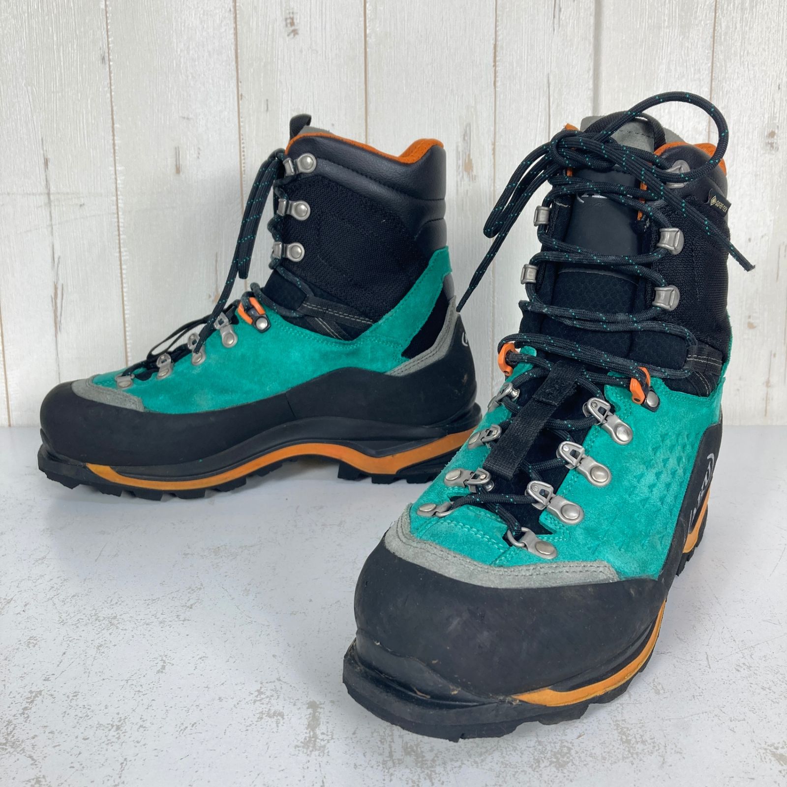 ?️Women's 24.5cm グリーン系 Aku ( アクー ) ハヤツキ ゴアテックス Hayatsuki GTX フットウェア 厳冬期用アルパインブーツ z00060185 厳冬期用アルパインブーツ フットウェア