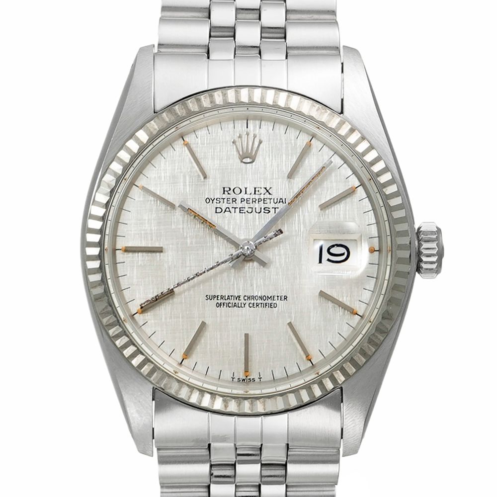 ROLEX デイトジャスト シルバーモザイク 1978年頃製造 箱・保証書付き Ref.16014 アンティーク品 メンズ 腕時計