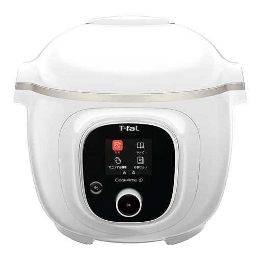 ティファール 電気圧力鍋 6L 内蔵250レシピ 「クックフォーミー ホワイト」 スロークッキング対応 圧力調理 CY8751JP