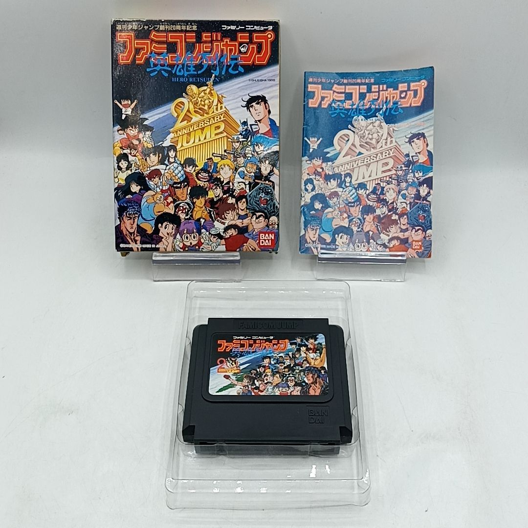 FCソフト】「ファミコンジャンプ英雄列伝」 外箱・説明書付き 動作品