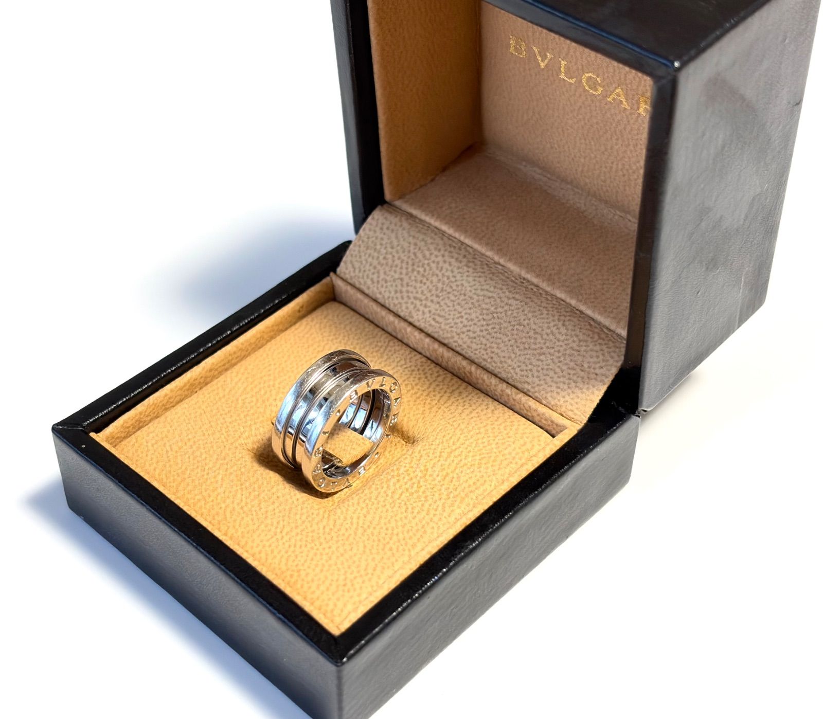 BVLGARI ブルガリ B-zero1 ビーゼロワン ホワイトゴールド リング K18WG/750 47 約8.0g