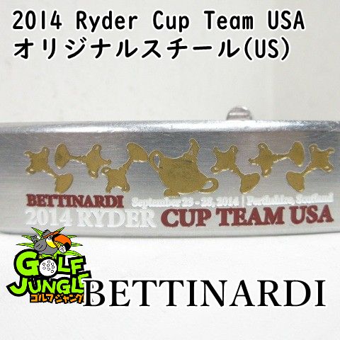 【中古】パター ベティナルディ 2014 Ryder Cup Team USA オリジナルスチール(US) 3 パター　地クラブ　カスタム スチールシャフト おすすめ メンズ 右[4610]