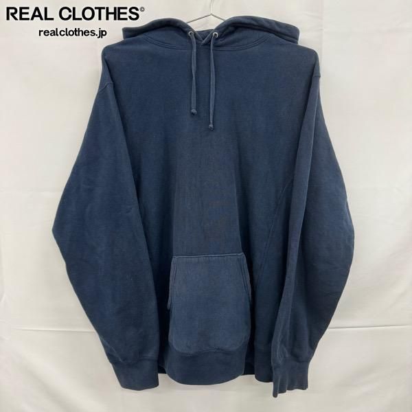 Supreme/シュプリーム【19SS】Sequin Arc Hooded Sweatshirt/スパンコール アーチ ロゴ スウェット パーカー/ネイビー/L