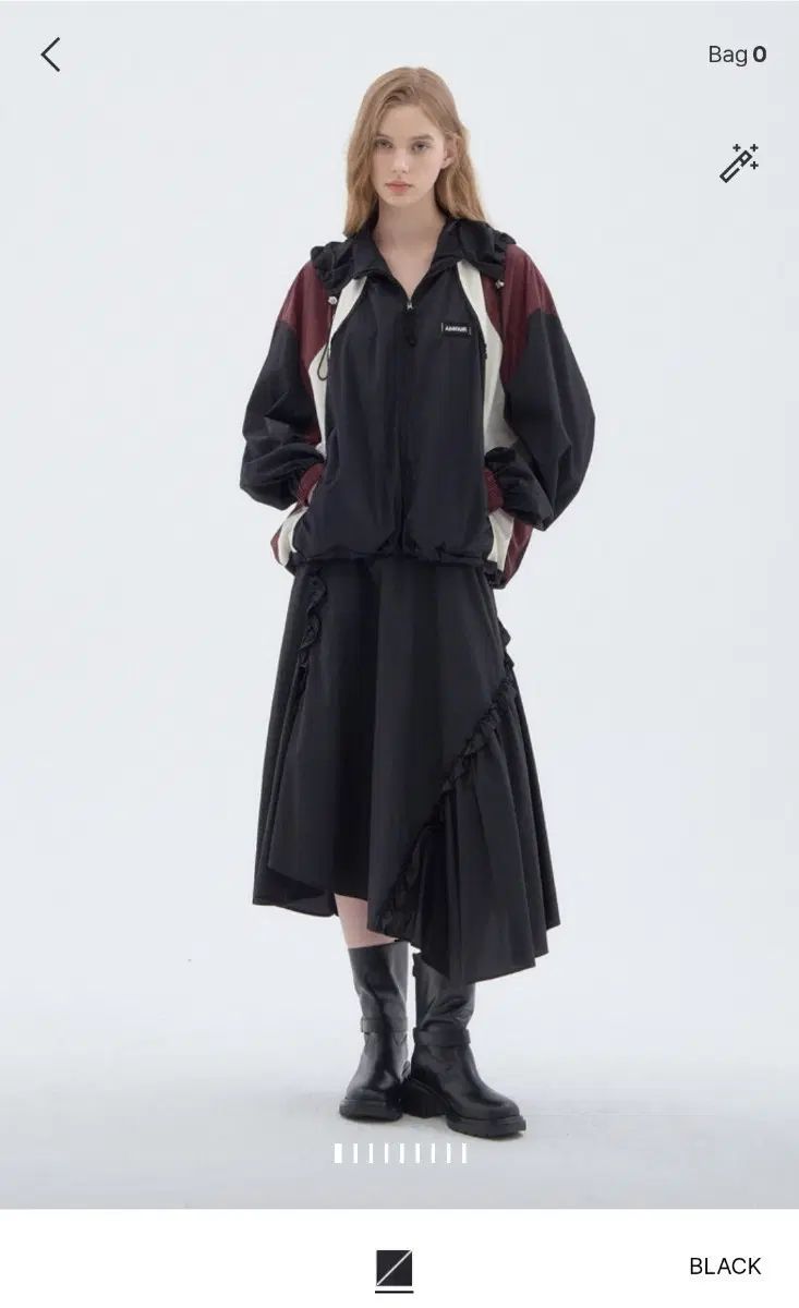 ハンサム 25fw O'2nd レイヤード フード ジップアップ ドレス 55 24,262円