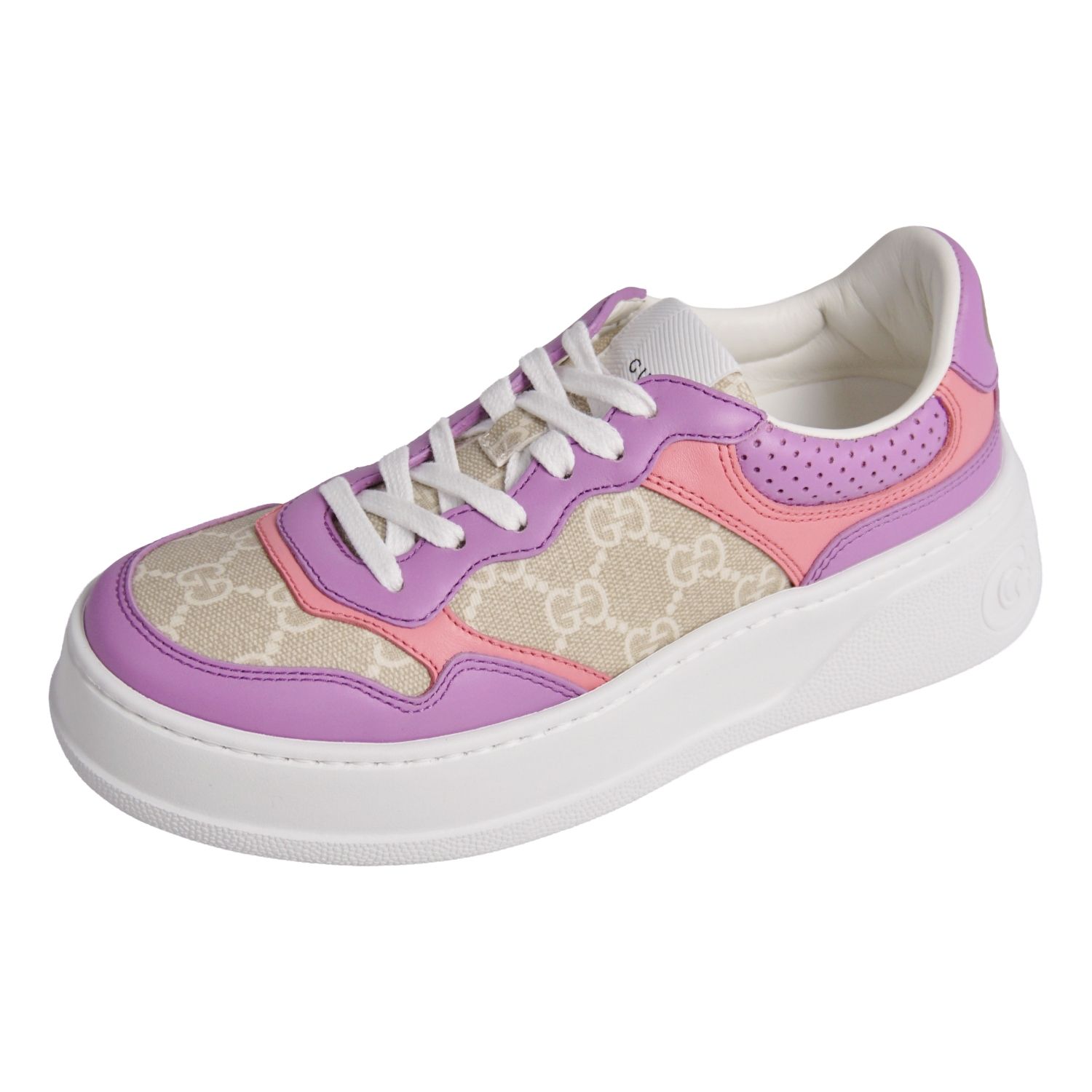 未使用 グッチ GUCCI スニーカー ローカット GGスプリーム レザー シュ 27,937円