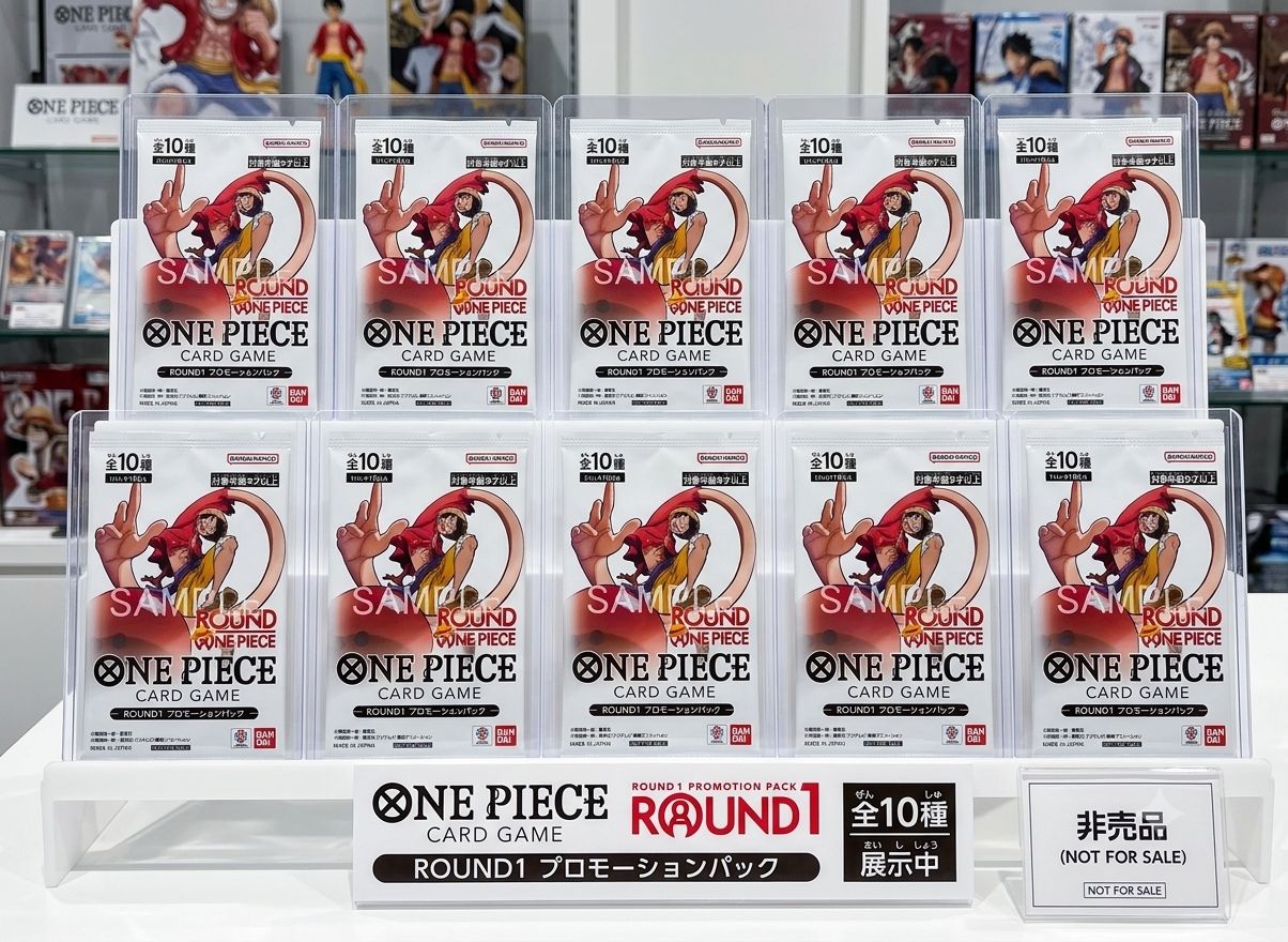 ✅【10パックセット】ワンピースカードゲーム ROUND1 プロモーションパック 非売品