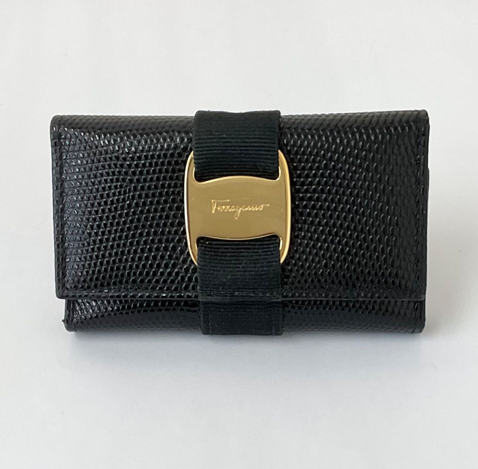 Salvatore Ferragamo ヴァラ・リボン キーケース サルヴァトーレ