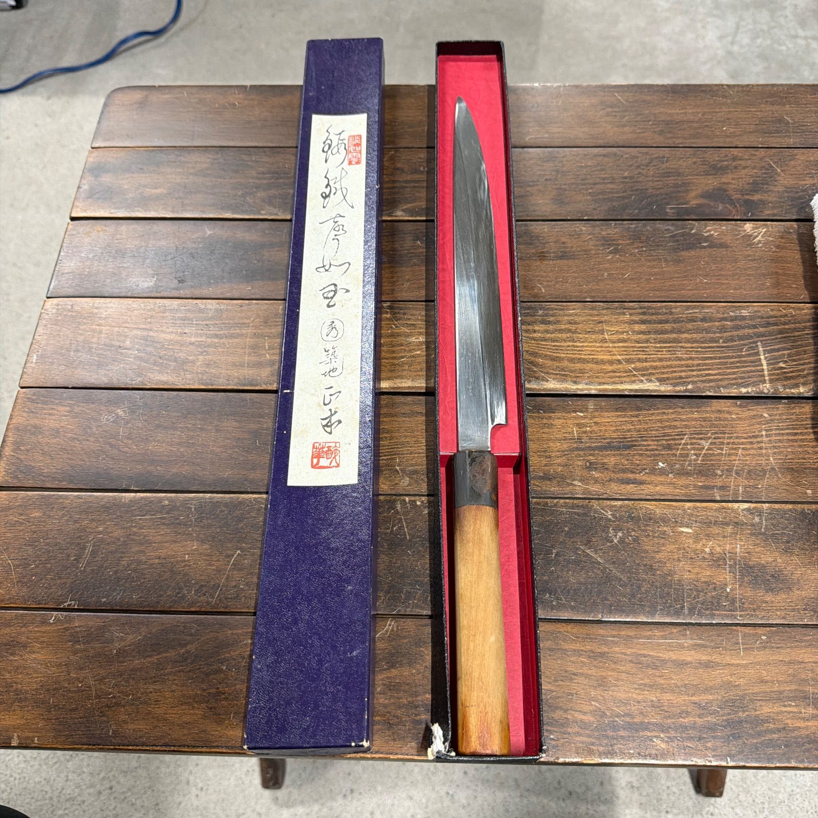 柳刃包丁　築地正本 19,530円