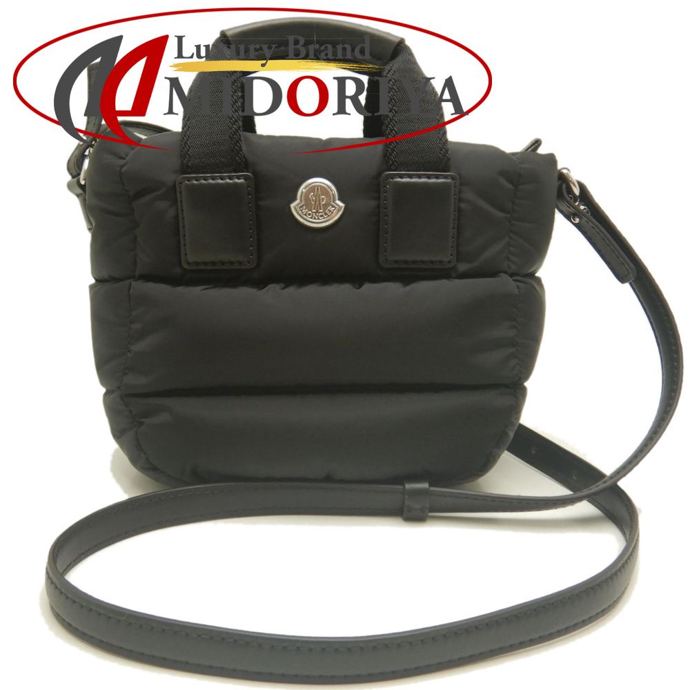 MONCLER モンクレール Micro Caradoc キルティングナイロン 5L00004M6275 ハンドバッグ ナイロン ブラック レディース /254152【中古】