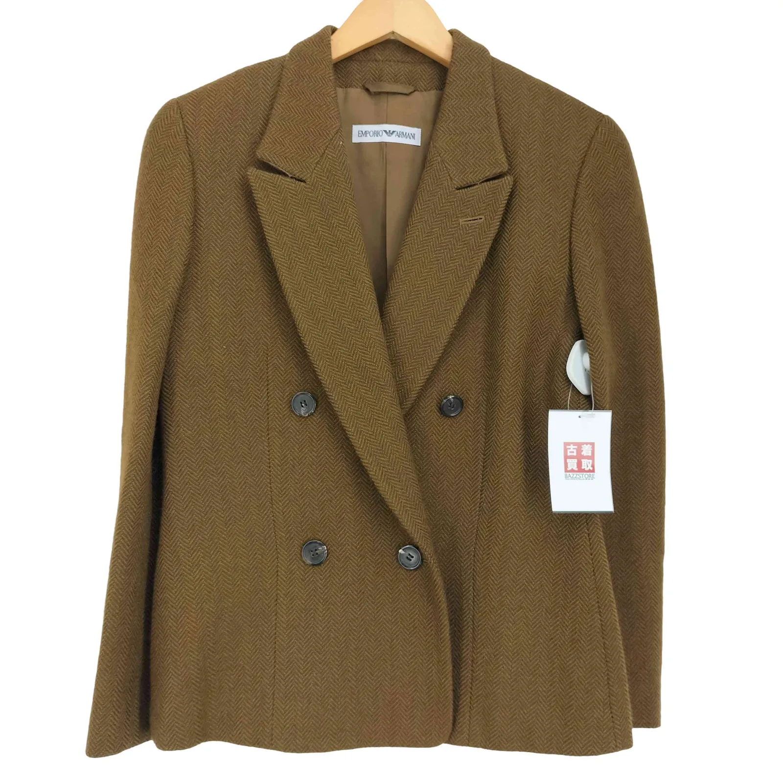 エンポリオアルマーニ EMPORIO ARMANI 90S ヘリンボーン ダブル