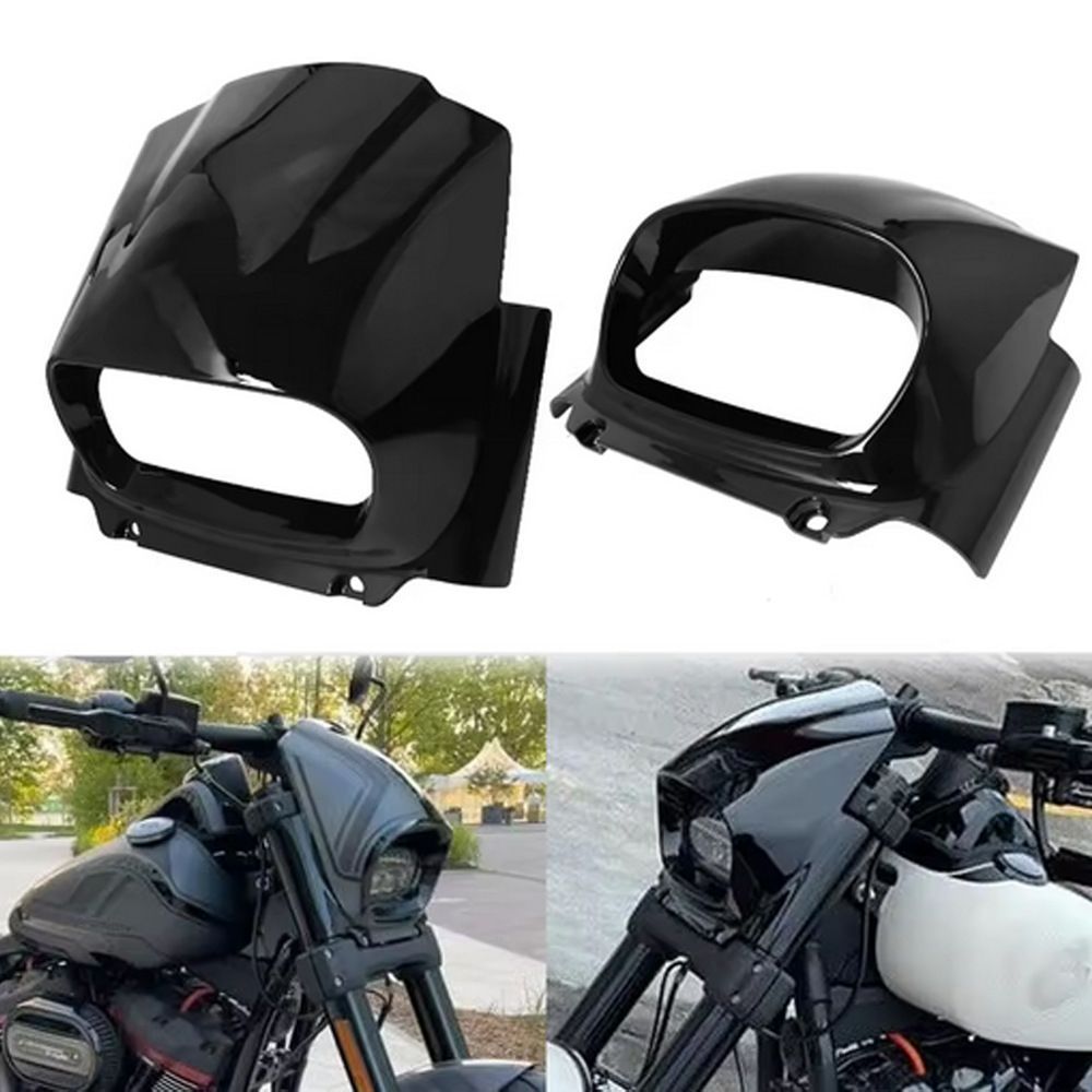 【送料無料】ハーレーダビッドソン Harley-Davidson ソフテイル ファットボブ 2018年～2023年対応 フロントフェアリング ウインドシールドカウル 掲載画像カラー 風防 外装ドレスアップ