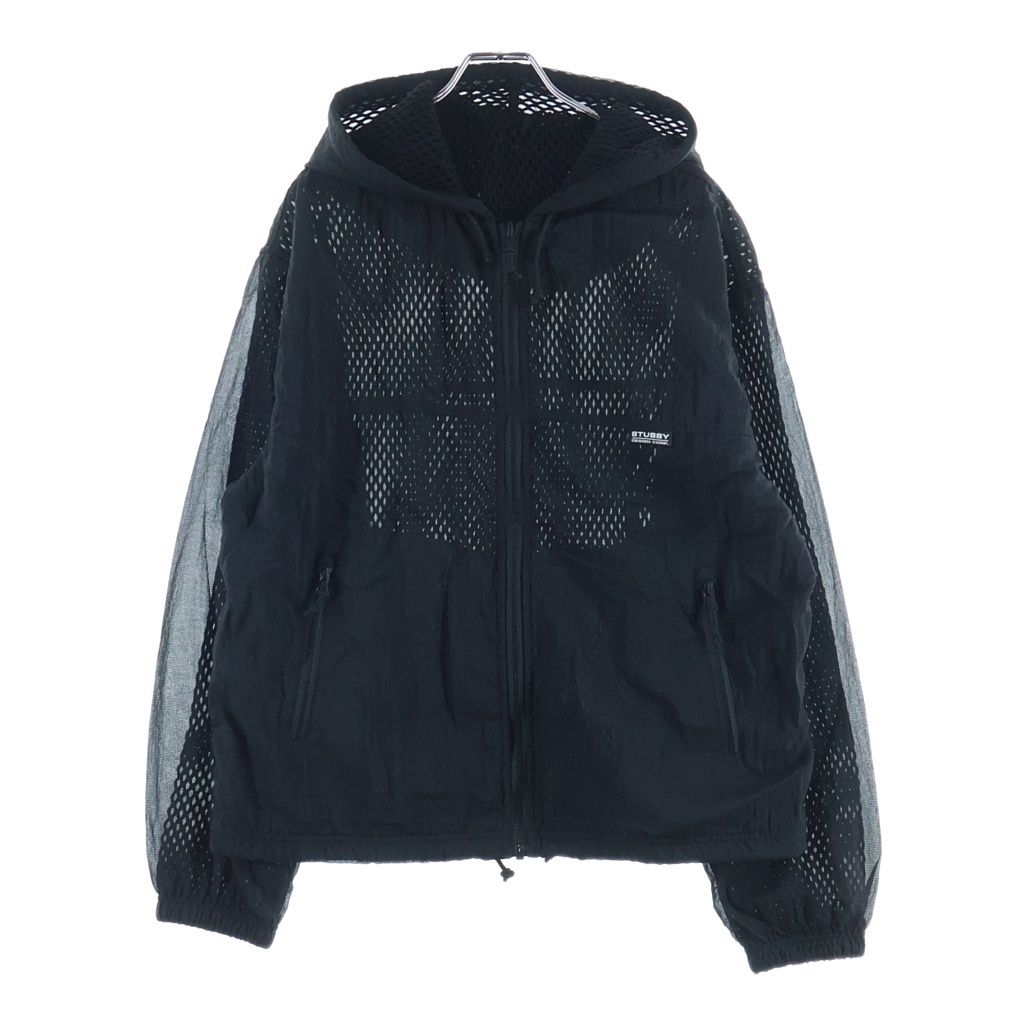 STUSSY (ステューシー) 26SS LAYERED MESH REVERSIBLE JACKET メッシュリバーシブル ジャケット パーカー フーディー ナイロン ジップアップ ブラック 115933 23,430円