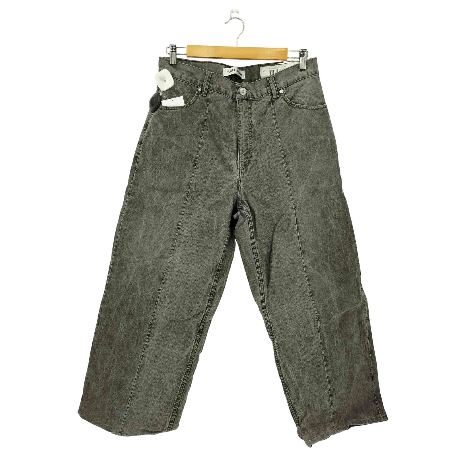 アワーレガシィー OUR LEGACY 24AW FATIGUE CUT ファティーグ カット ブリーチウォッシュ加工 パンツ メンズ 48