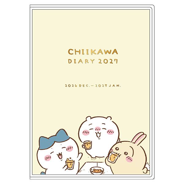 2027 Diary Chiikawa Notebook A6 Transformation Monthly M-402 Celebration Starting 2026/12 APJ