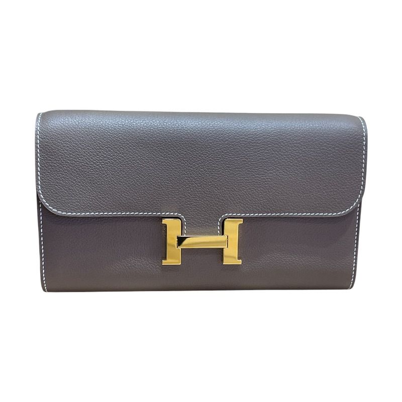 エルメス HERMES コンスタンストゥーゴー B刻印 エトゥープ　ゴールド金具 エバーカラー レディース ショルダーバッグ