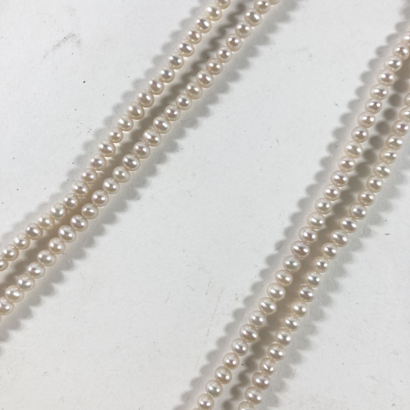 ★ アガット パール ネックレス SLVER刻印 agete レディース アクセサリー 現状品