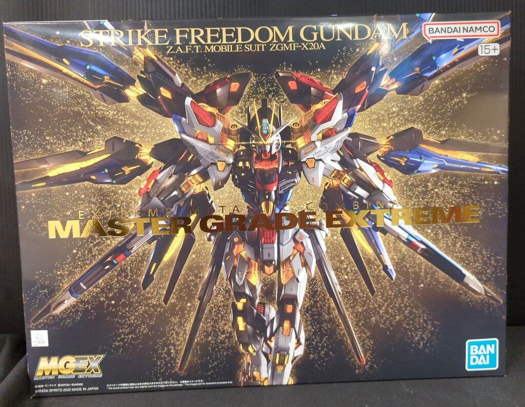 BANDAI SPIRITS MGEX 1/100 機動戦士ガンダムSEED DESTINY ストライクフリーダムガンダム/15+表記
