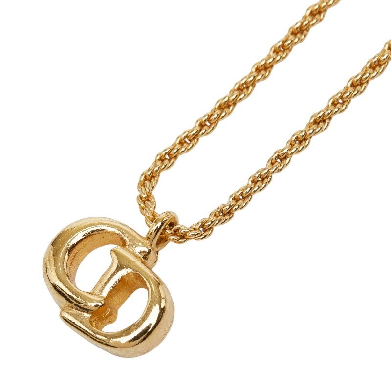 ディオール CDロゴ ネックレス ゴールド メッキ レディース Dior【1-0281518】 10,074円