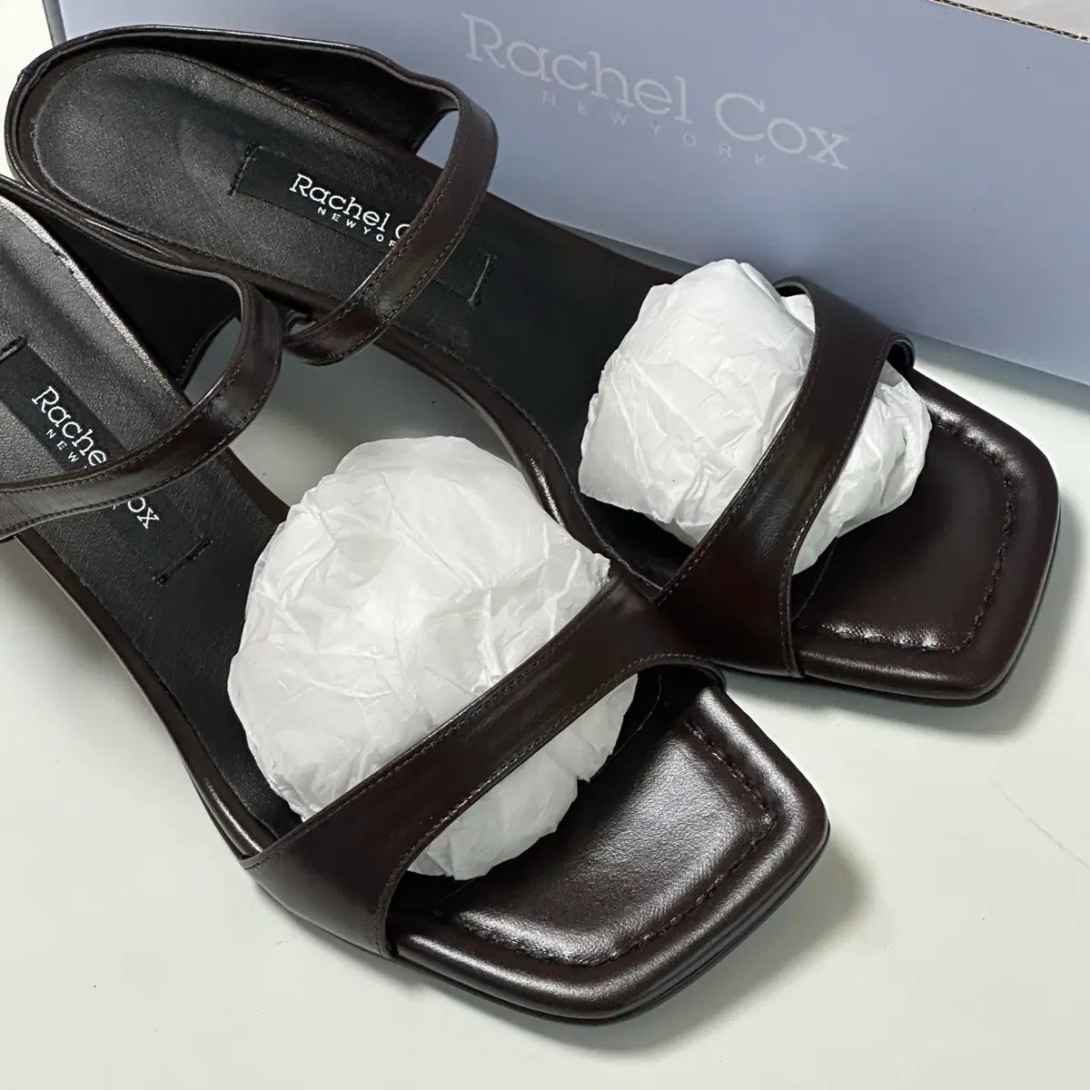 レイチェルコクッス ブラウン ストラップ サンダル SEIR Strap Sandals_RCC137S