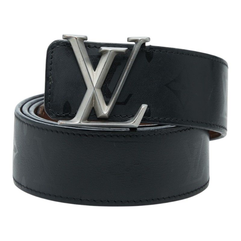 ルイ ヴィトン サンチュール LVイニシャル ピラミッド ベルト サイズ:100/40 M9346 ブラック レザー メンズ LOUIS VUITTON【1-0283291】 27,860円