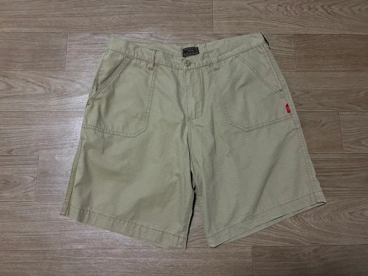 4) WTAPS ダブルタップス リップストップ ハーフパンツ ジャングル ショーツ ベージュ カーキ