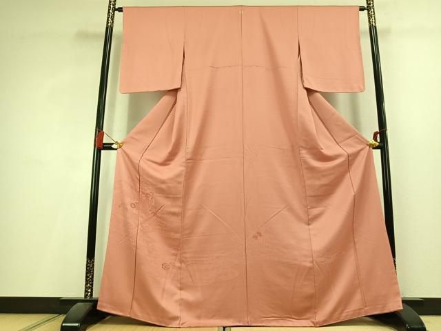 平和屋着物●色留訪問着　貝桶花文　東雲色　正絹　逸品　AABL2960fy 22,152円