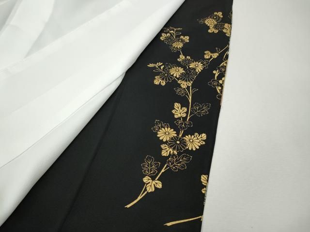 平和屋着物○豪華黒留袖 作家物 正倉院花文 金銀彩