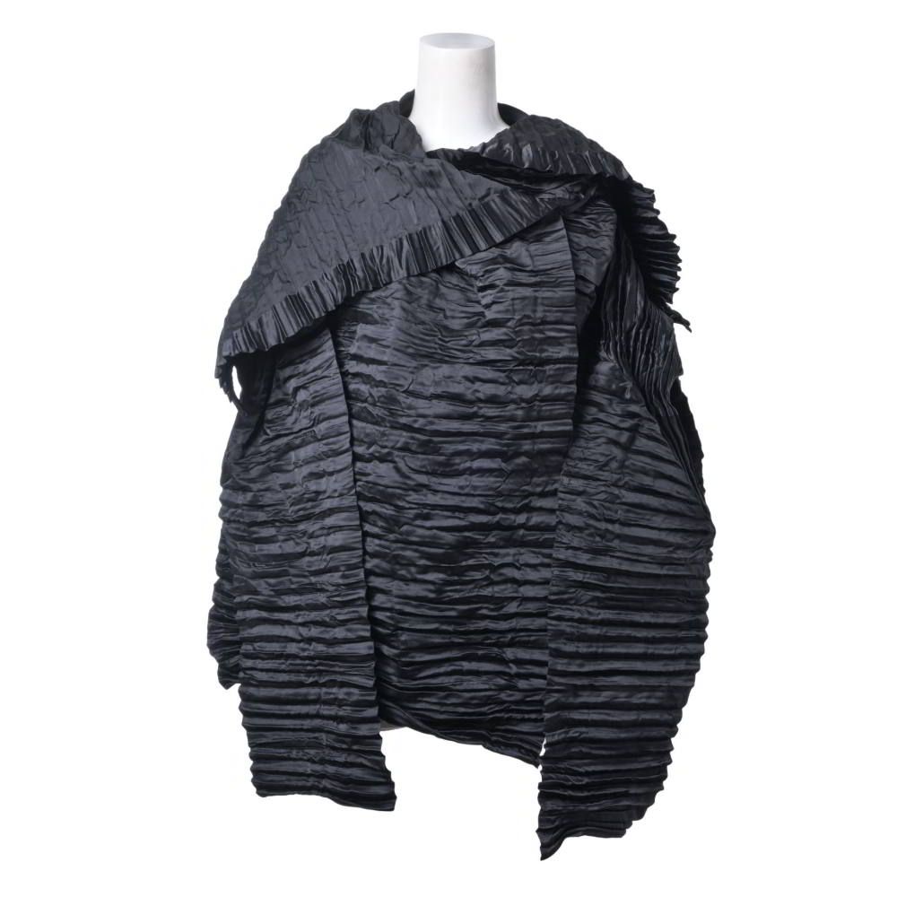 ISSEY MIYAKE IM19-FD722 ワッシャー加工 プリーツ ジャケット ブルゾン