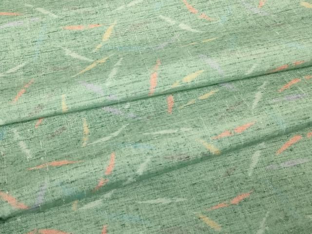 平和屋着物▽上質な紬 単衣 成り物 やまと謹製 正絹 逸品 DABH6599az
