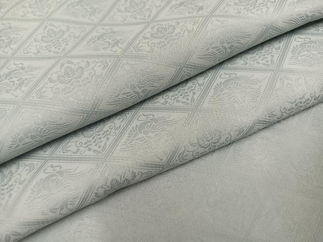 平和屋着物●色無地　花鳥文　白緑色　洗える着物　AABK8176ph 17,082円