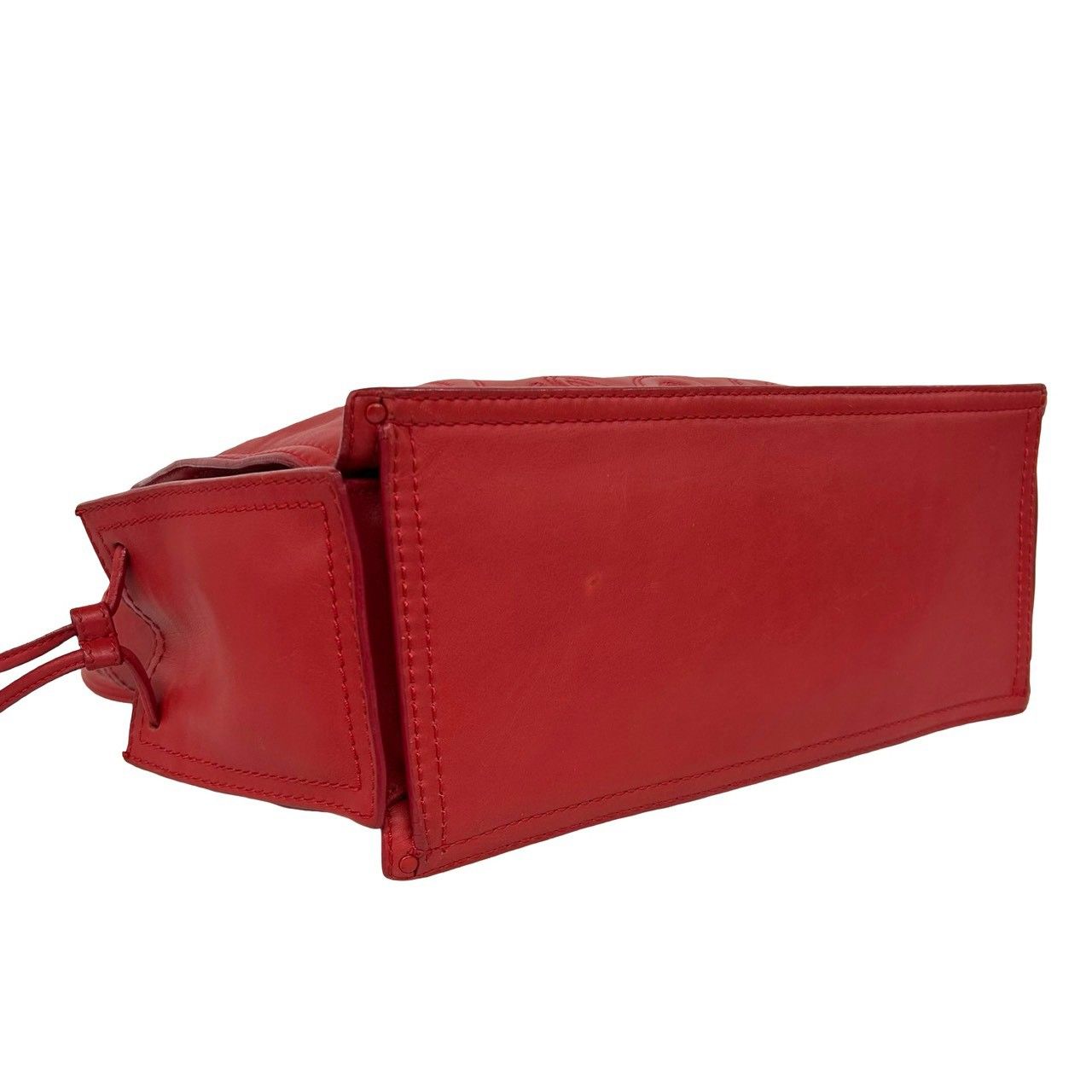 極 美品 LOEWE ロエベ ショッパー トートバッグ スタッズ ロゴ ナッパ