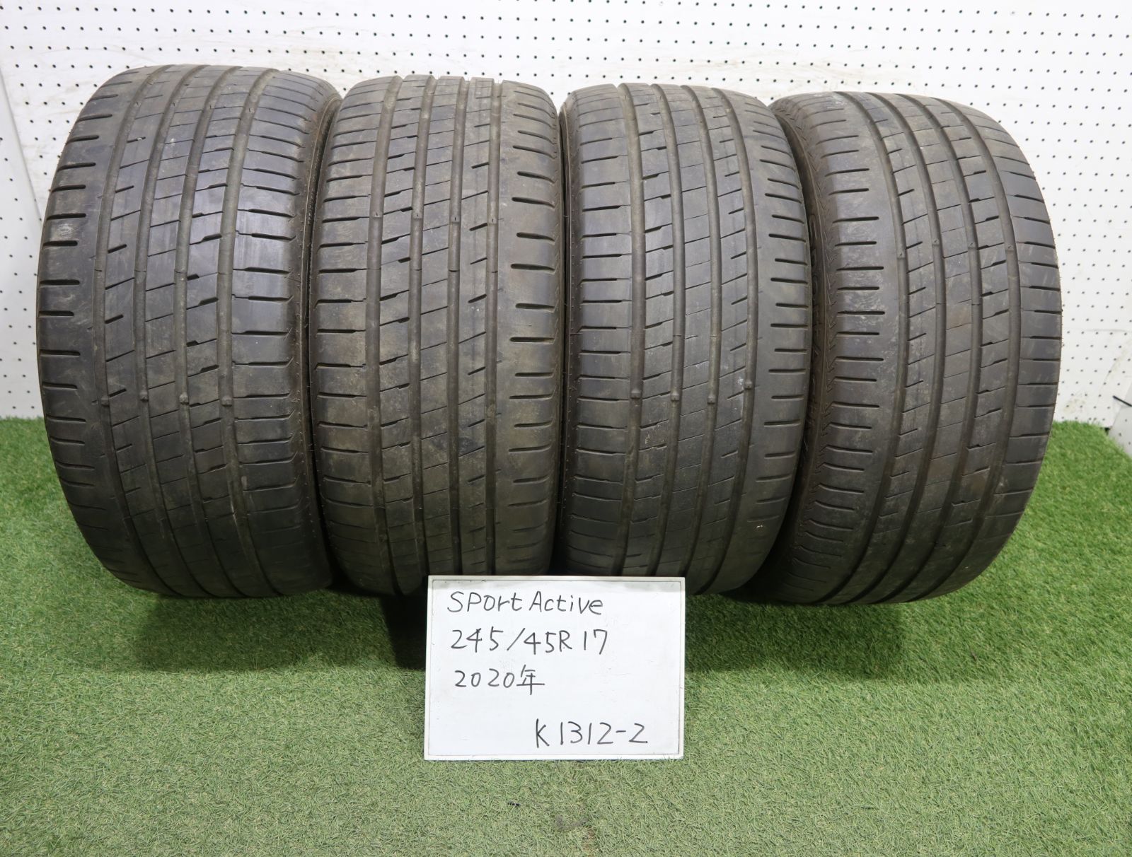 1(K1312-2)☆2020年製(4本セット)/Sport Active/245/45R17☆レクサス等に