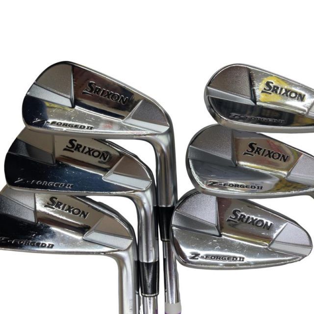 【中古】 ダンロップ SRIXON Z-FORGED II 6S アイアンセット IR Dynamic Gold D.S.T (フレックスS) メンズ 男性用 右利き 右用 Cランク ゴルフクラブ