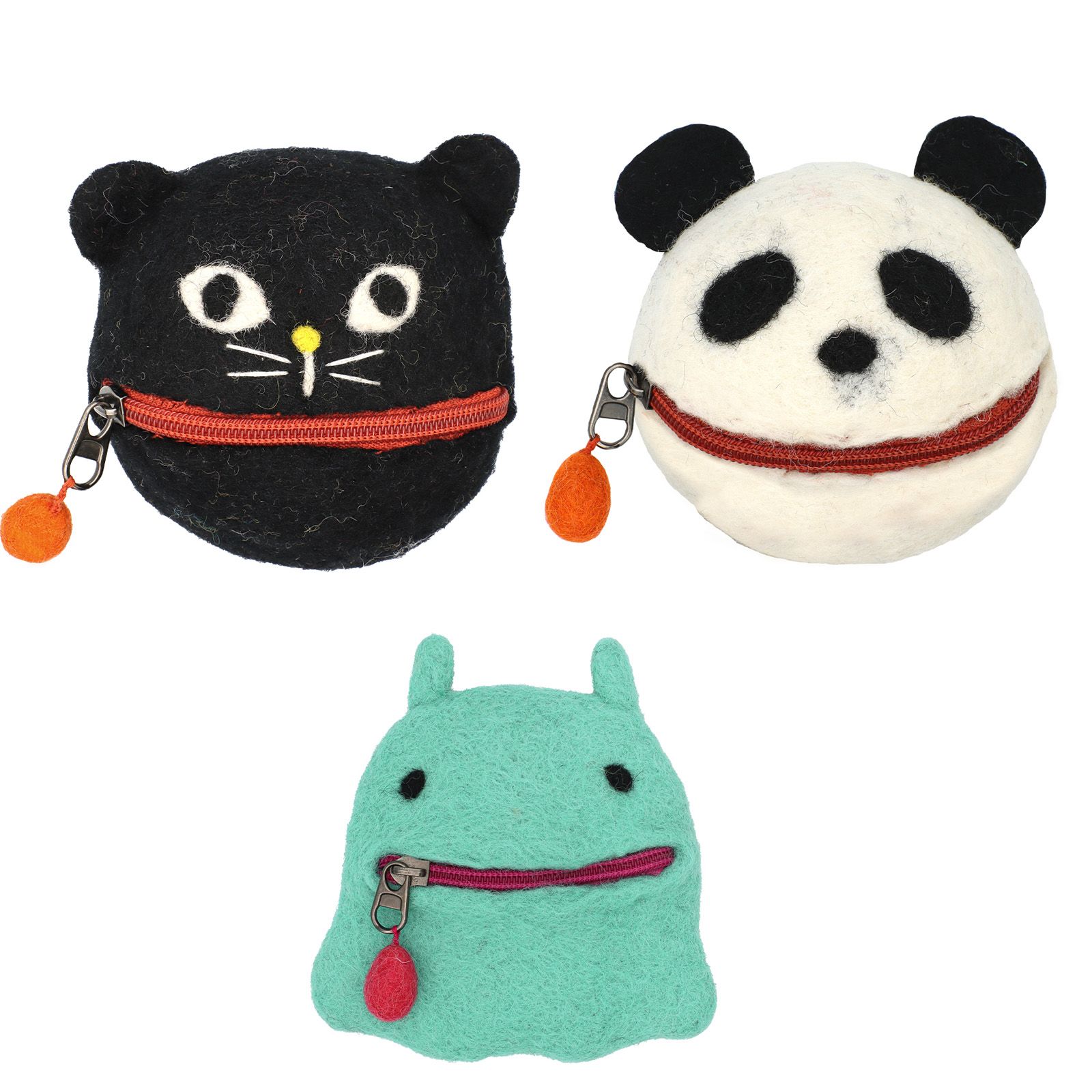 Follow up discount in progress! (Official) World Golf Pouch Mini Tote Round Bag Tomo Corporation Face Pouch Nepal Felt