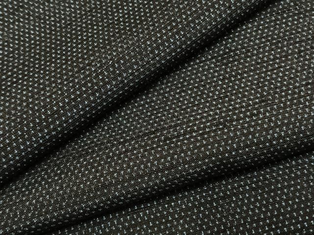 平和屋着物●上質な紬　絣文様　正絹　逸品　AABK1514fy