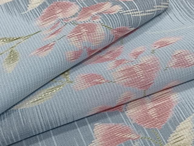 平和屋着物＊夏物　小紋　紗　枝垂れ草花文　洗える着物　CABJ4316xi 25,623円
