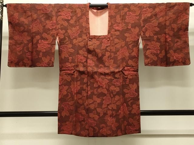 平和屋着物＃道行コート　地紋起こし　草花文　ロング丈　正絹　逸品　未使用　CABJ5271in 20,592円